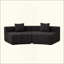 Canapé modulaire courbé Chenille-384162962