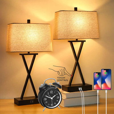Manolita Metal USB Table Lamp