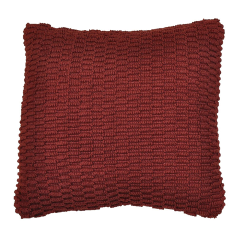Housse de coussin en coton Oriole, Cabernet
