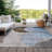 Henry Denim Washable Indoor-Outdoor Rug - -120468024