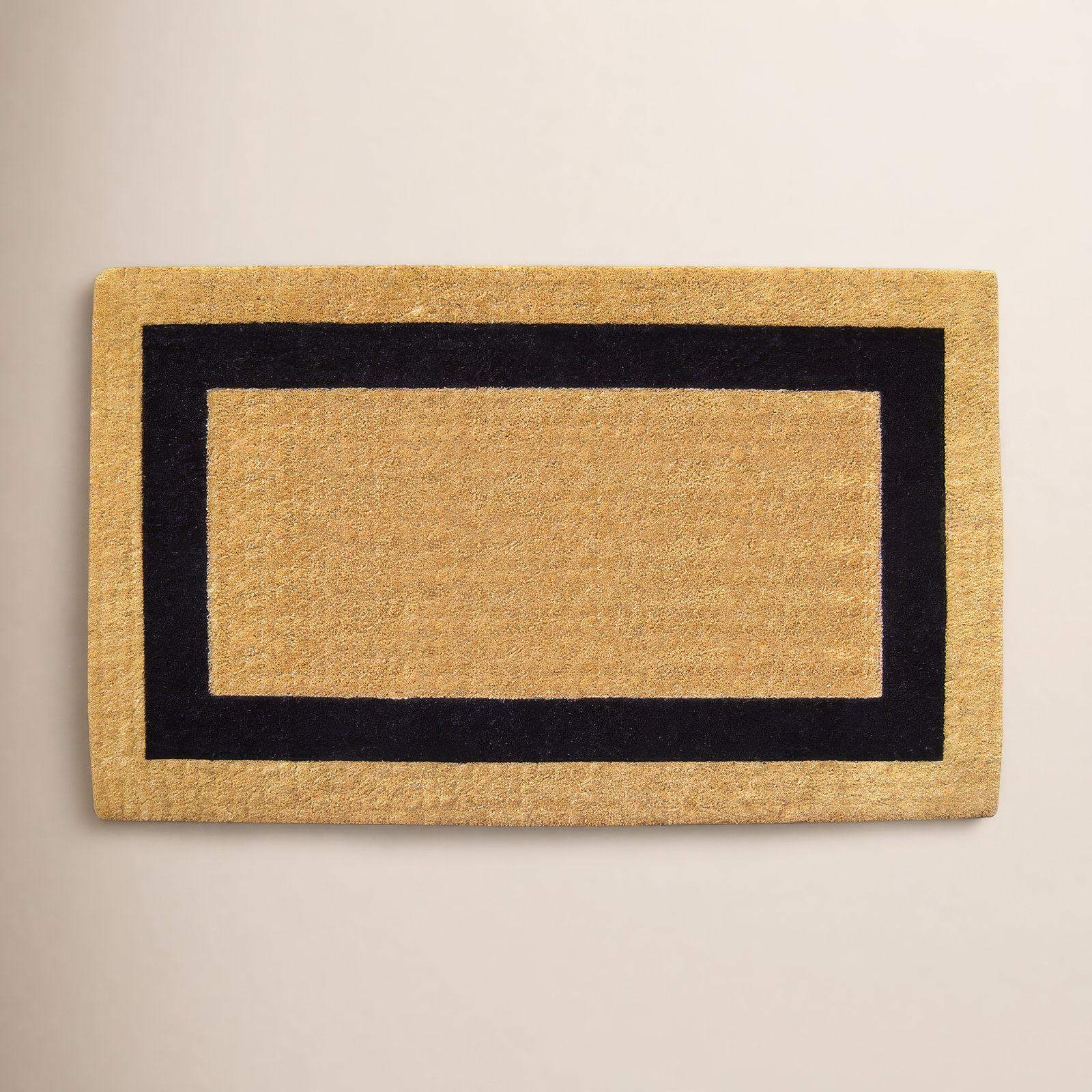 Jewell Outdoor Doormat, Black, 3' x 6'