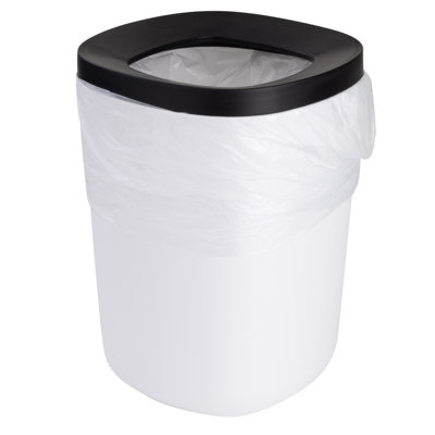 Plastic Open Waste Basket - 1.32 Gallons
