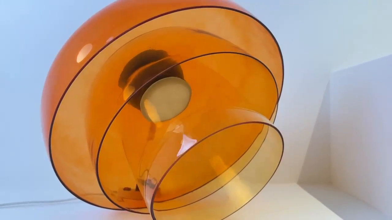 Mid Century Modern Ceiling Light Glass Shade