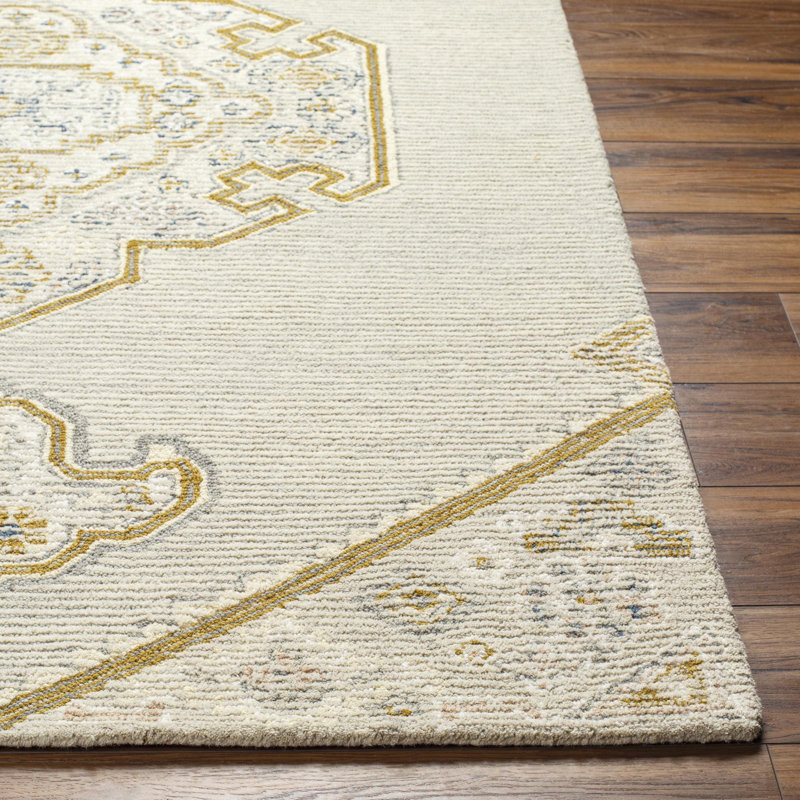 Rectangle Domph Wool Area Rug, Rectangle 2' x 3'