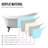 67" x 30" Clawfoot Soaking Bathtub