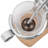 Silver Vintage Siphon Coffee Maker, Glass & Stainless Steel Balance Brewer for Coffee & Tea