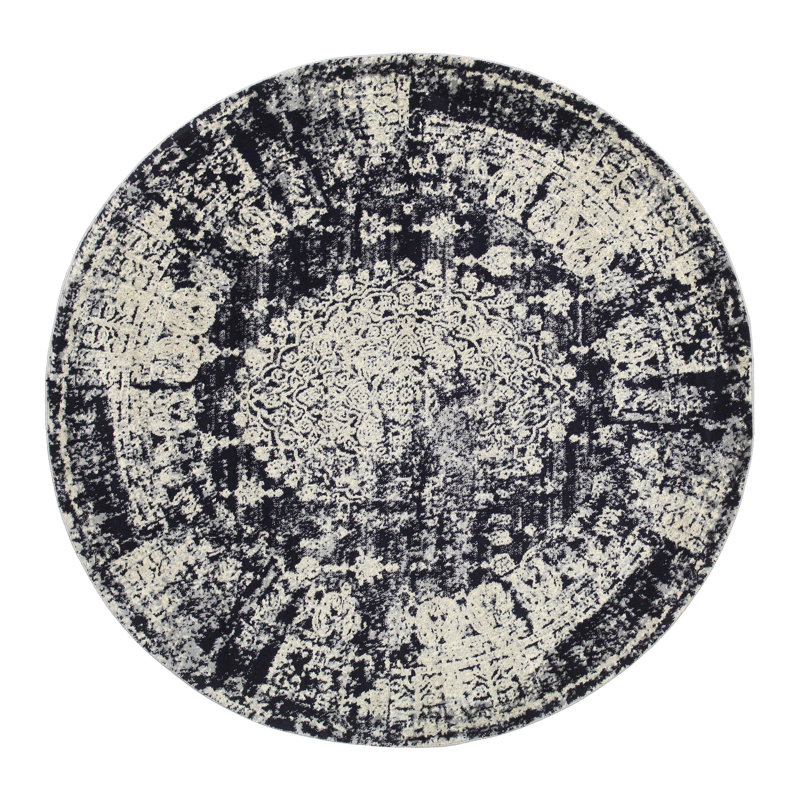 Matias Oriental Indoor Rug, Round 4'5"
