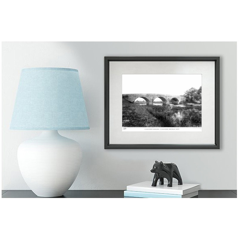 Canford Magna, Canford Bridge 1899 by Francis Frith - Single Picture Frame Print, 40cm H x 50cm W x 2.3cm D