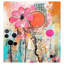 Adhésif mural pelez et collez - fleurs mixtes-724969159