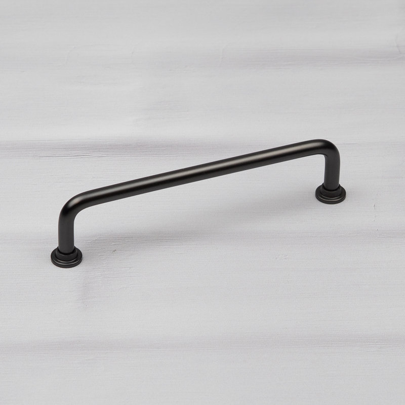 Dark Bronze Slim Pipe D-Bar Handles, 128mm