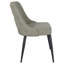 Chaise capitonnée gris clair