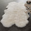 Keira Solid Colour Sheepskin Hand Woven Area Rug-22415962