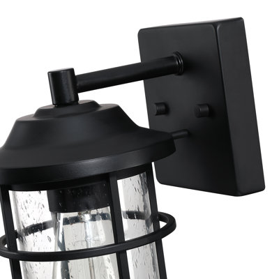 Schlesinger Seeded Glass Outdoor Wall Light