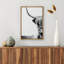 Animaux, noir, vache Shetland, blanc minimal sur toile-93629531-93629532