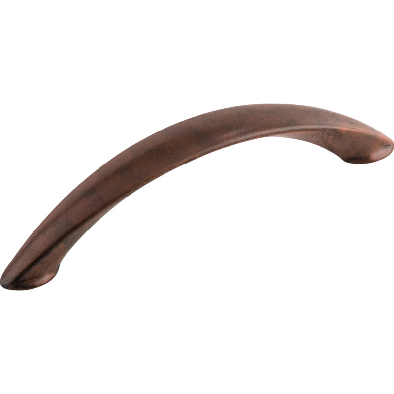 Arc Bar pull, Patina Rouge, 4" Center to Center