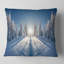 Coussin de paysage d’hiver majestic imprimé-29458503-29458506