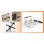 Structure de lit plateforme grand lit avec tête de lit ergonomique, prises et chargeur USB, tablette de rangement, sans bruit, aucun sommier nécessaire-118094022-118094021