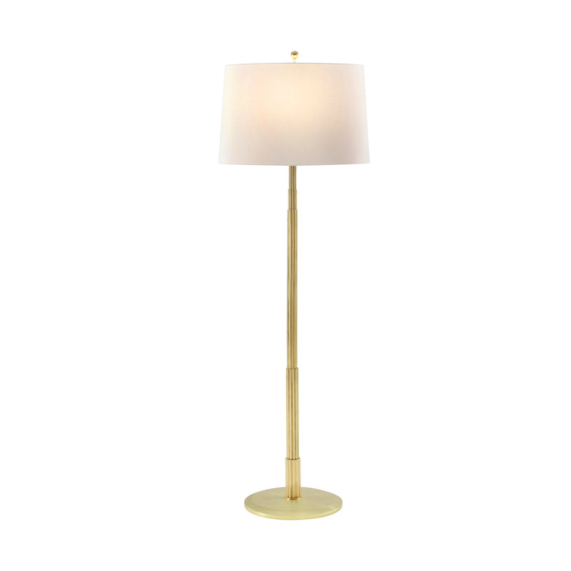 TA Illuminations Floor Lamp, Polished Brass