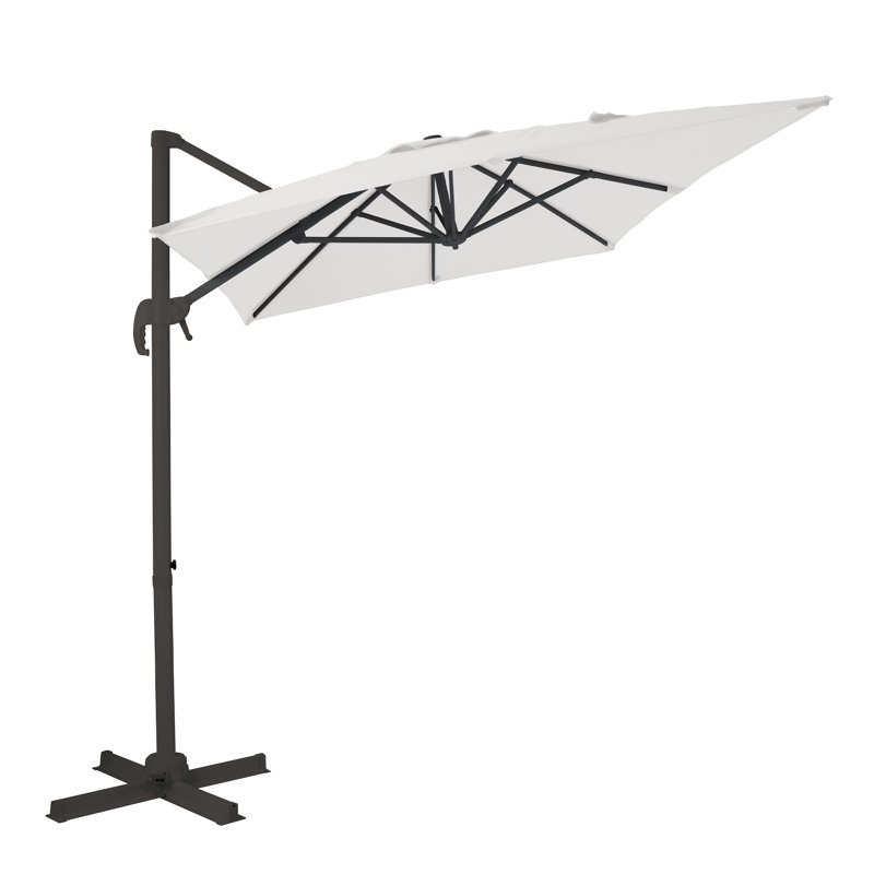 Bryaire 300cm Cantilever Parasol, Beige, Grey