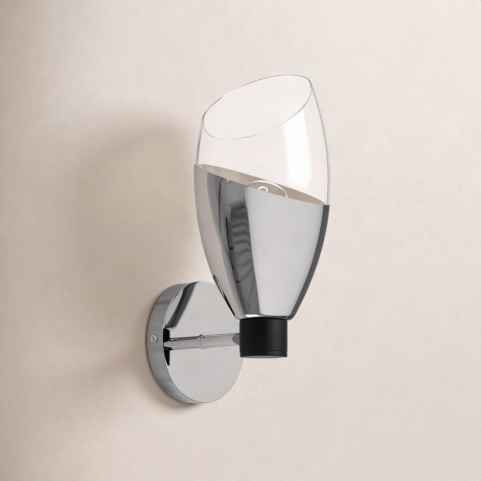 Phineas Bath Sconce, Chrome, 1