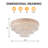 Itu Crystal LED Flush Mount