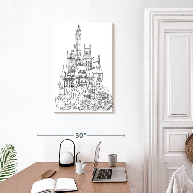 Château simple, H 30 po x l 20 po