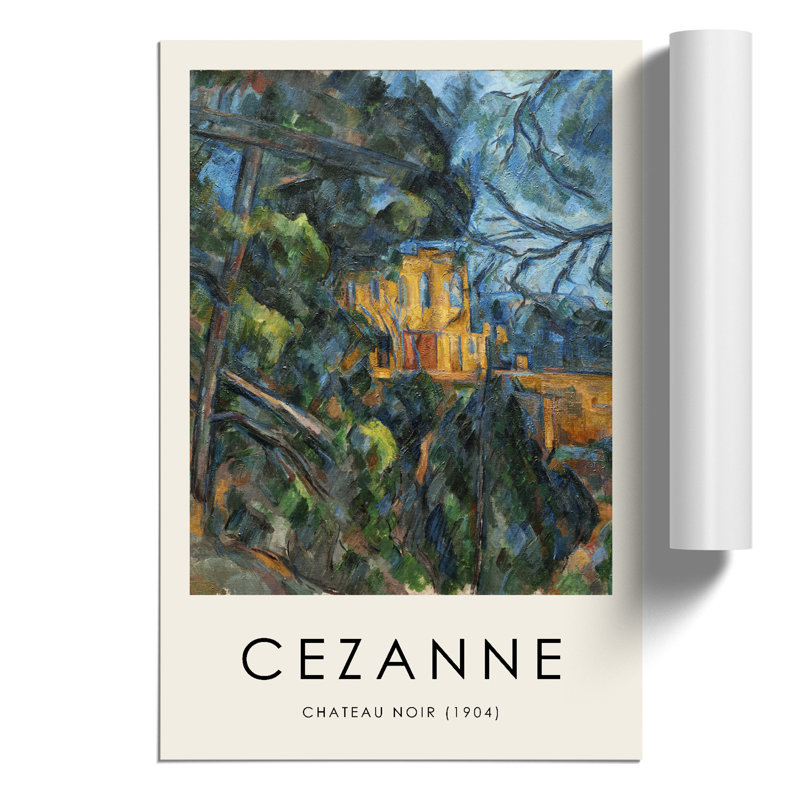 Chateau Noir Print by Paul Cezanne - Frameless Print, 42cm H x 30cm W x 0.1cm D