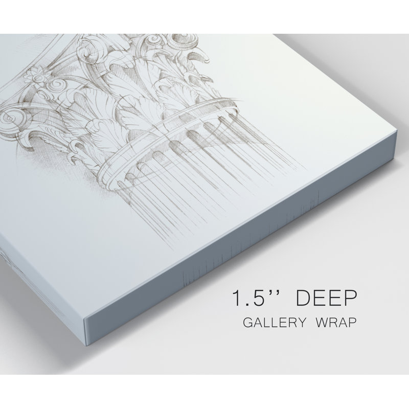 " Column Schematic IV ", 32" H x 32" W x 1" D