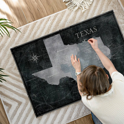 Épingle noire Texas State US Amrico
