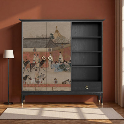 Buffet de luxe chinois de style rétro