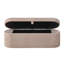 Banc de rangement en tweed mauve Philipa-58285621
