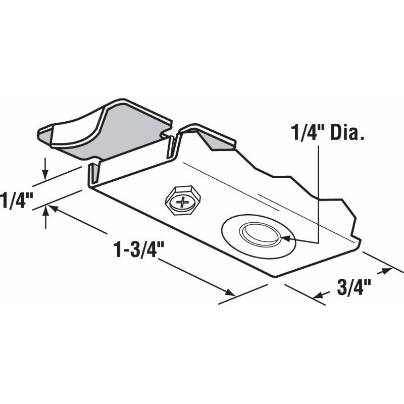 Support de porte pivotant à deux volets pliable, convient aux portes Cox (paquet simple)