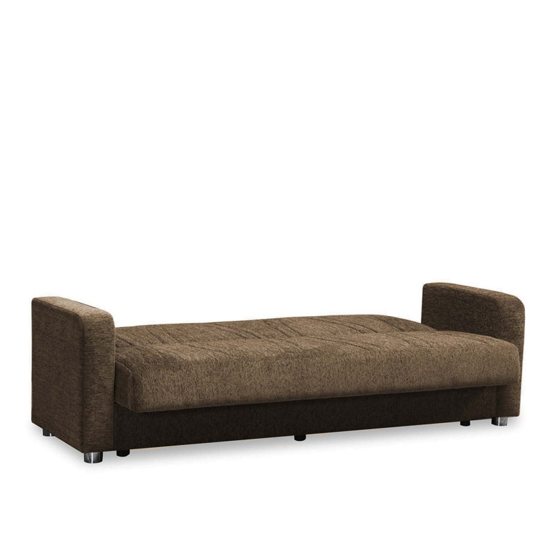 Canapé-lit rembourré avec rangement Primenest Gravita, Beige