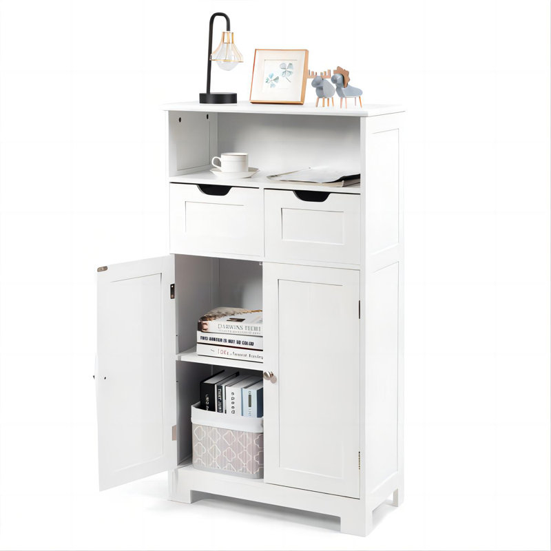 Rumaysaa Bathroom Cabinet, White