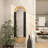 Adalaide Oval Wood Wall Mirror-651945537