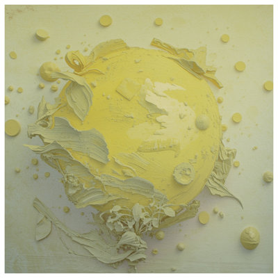 Textured Yellow Sphere Double Sided Throw Pillows