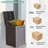 Package Delivery Box, Large Lockable Storage Box, Double-Wall Resin Outdoor Package Delivery And Waterproof Deck Box For Porch, Patios-102054319