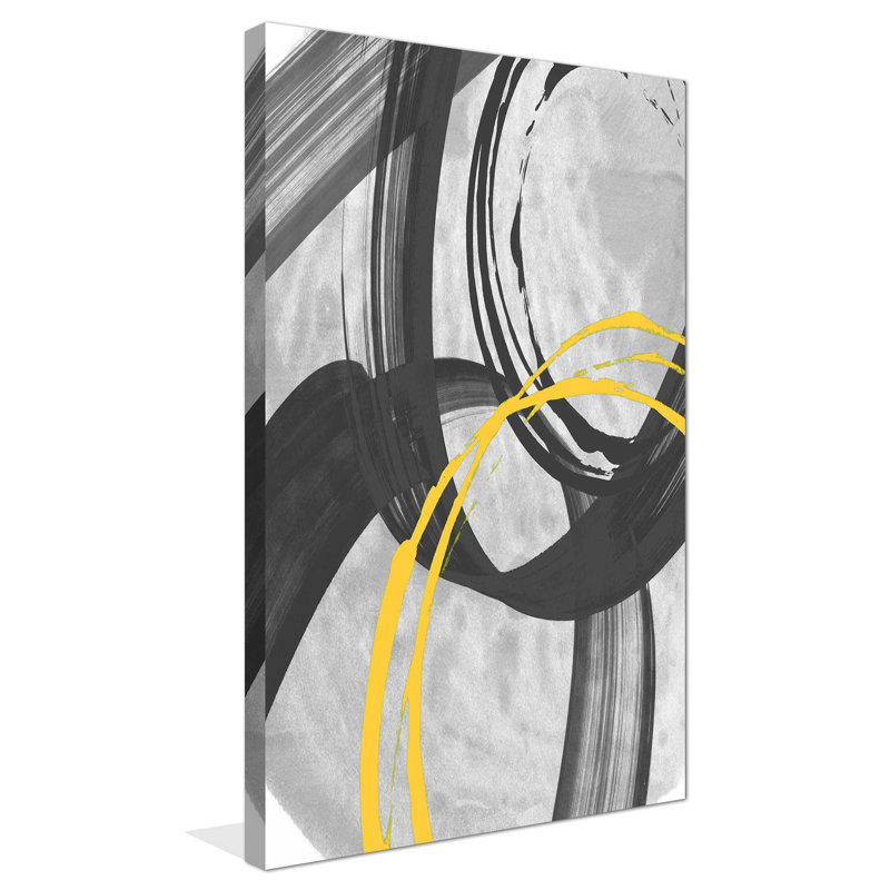 «Gray Winds II», reproduction d'art sur toile tendue, H 40 po x l 18 po x P 1 po