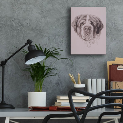 «St. Bernard» par Barbara Keith - peinture sans cadre