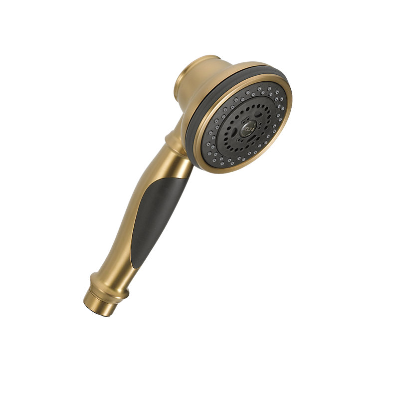 3 Setting Massage/Jet Handheld Shower Head, Champagne Bronze