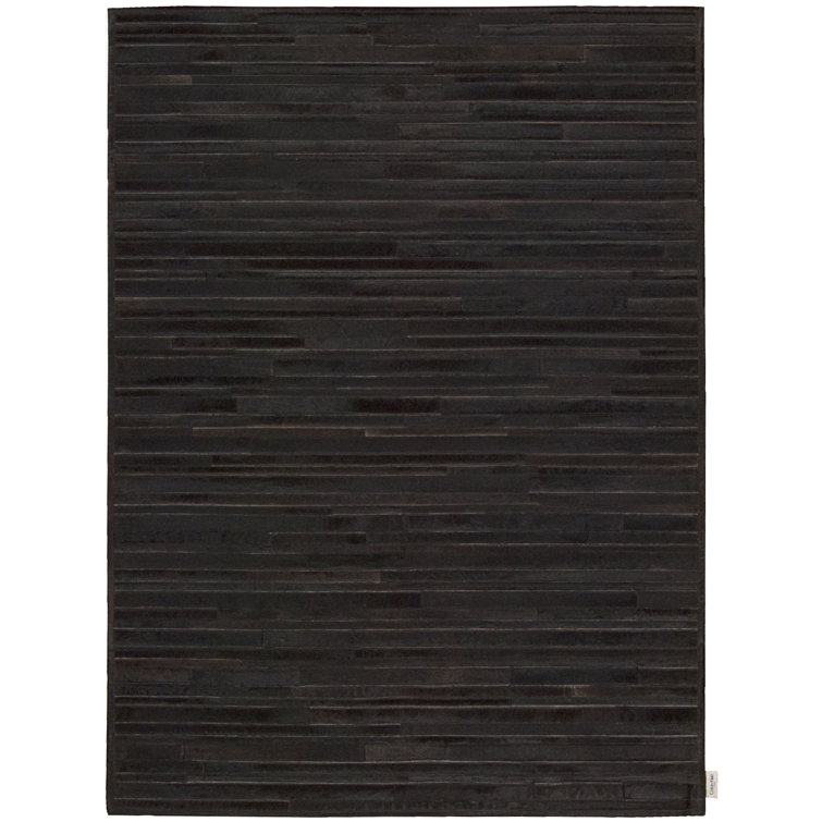 Cowhide Geometric Indoor Rug