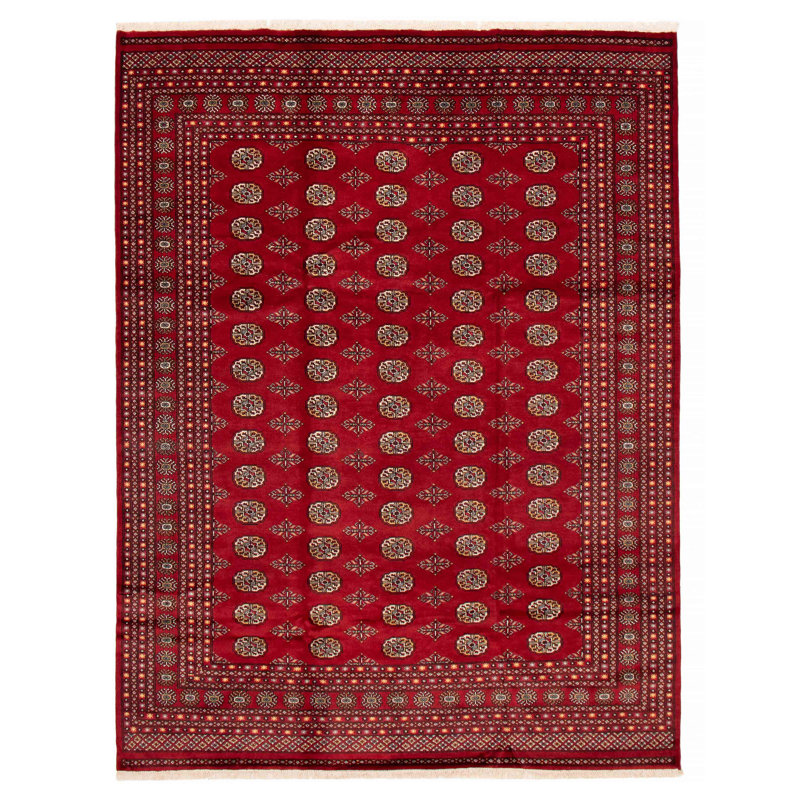 Tapis rouge Finest Peshawar Bokhara 8 pi 1 po x 10 pi 6 po