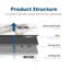 32 Sheets Peel and Stick Backsplash 3D Wall Tile Stick on Backsplash Tile for Kitchen(Kara Gold)