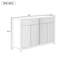 Buffet moderne 55,1 "avec 2 tiroirs et 4 portes-2049298493