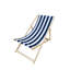 Chaise pliable en bois foncé foncé Populus