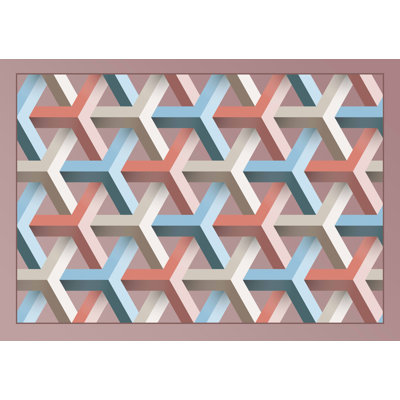 Gieneke Rectangle Geometric Area Rug