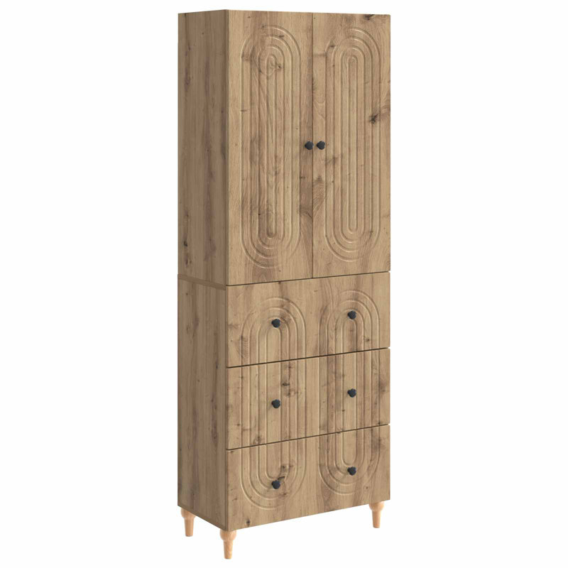 Storage Cabinet, Artisan Oak