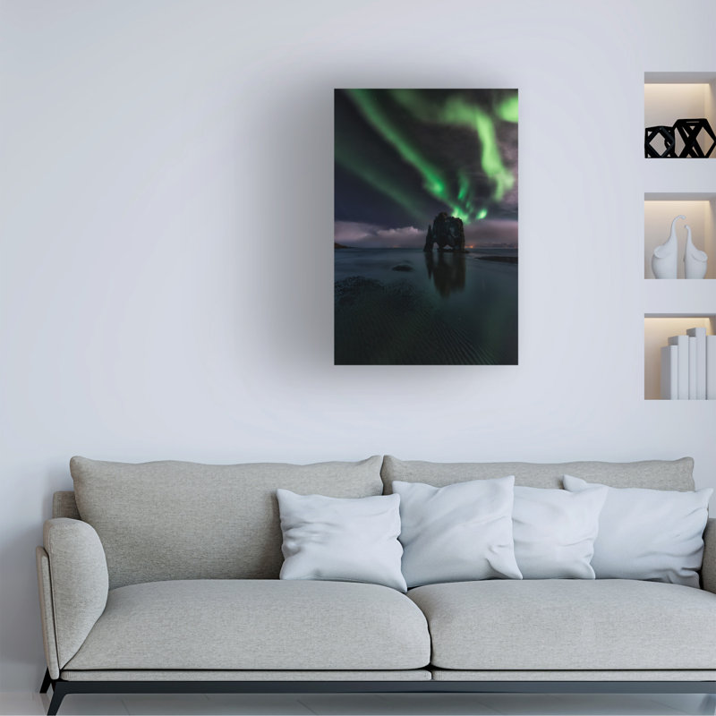 Œuvre sur toile sur la plage, David, H 24 po x l 16 po
