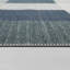 Tapis tissé à la machine rectangulaire en chenille bleu / gris / vert-432101892