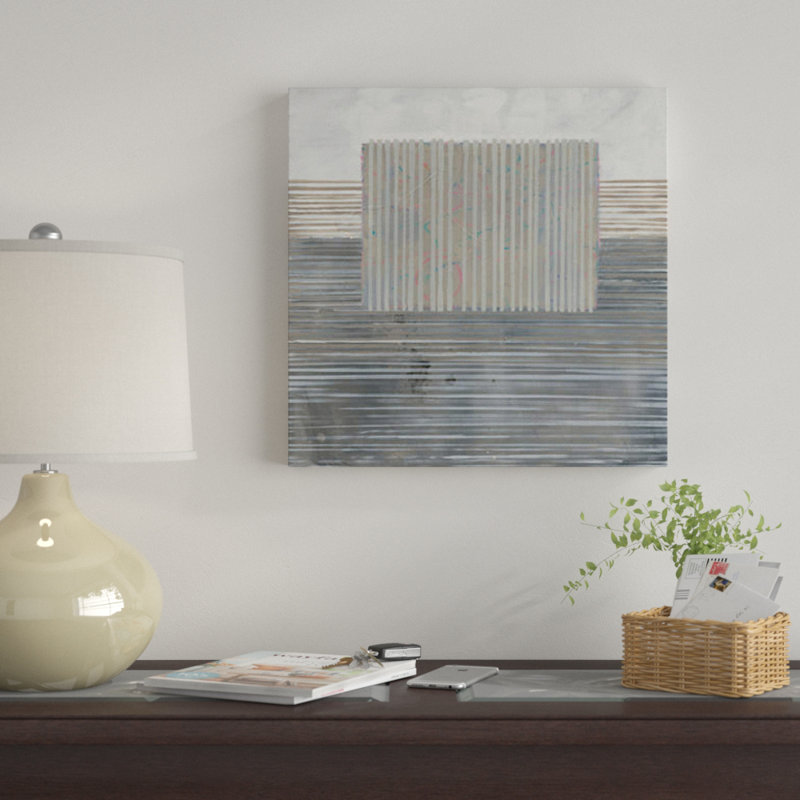 «Layers of Reality» par Mike Schick - Estampe numérique sur toile tendue avec châssis, H 18 po x l 18 po x P 1,5 po